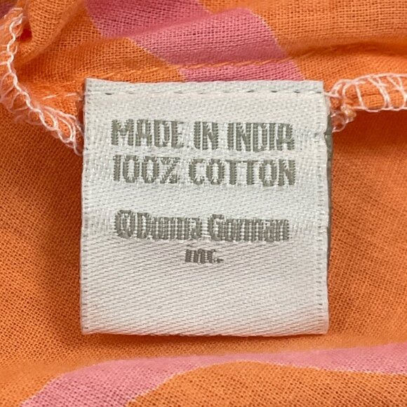 See Design Women’s Coral Long-Sleeve Tunic Blouse With Wave Pattern Sz L - New - Picture 7 of 9